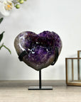 Uruguayan Amethyst Crystal Heart - HST0317