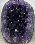 Amethyst Cathedral – Deep Purple Geode on Cut Base for Home Décor - CBP1209