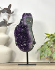 Amethyst CrystalStatemen Piece on Metal Stand - MWS3196