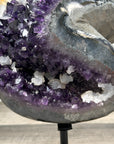 Natural Amethyst Geode with Deep Purple Crystals – Unique Mineral Display Piece - MWS2818