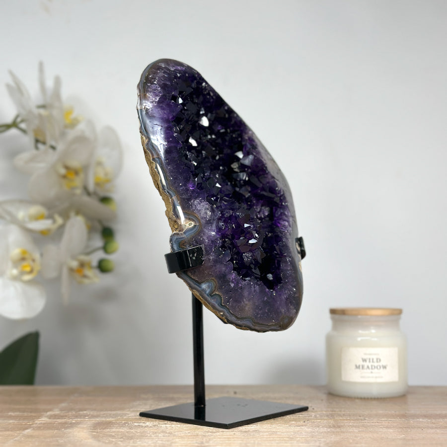 A+ Grade Natural Uruguayan Amethyst Geode - MWS1525