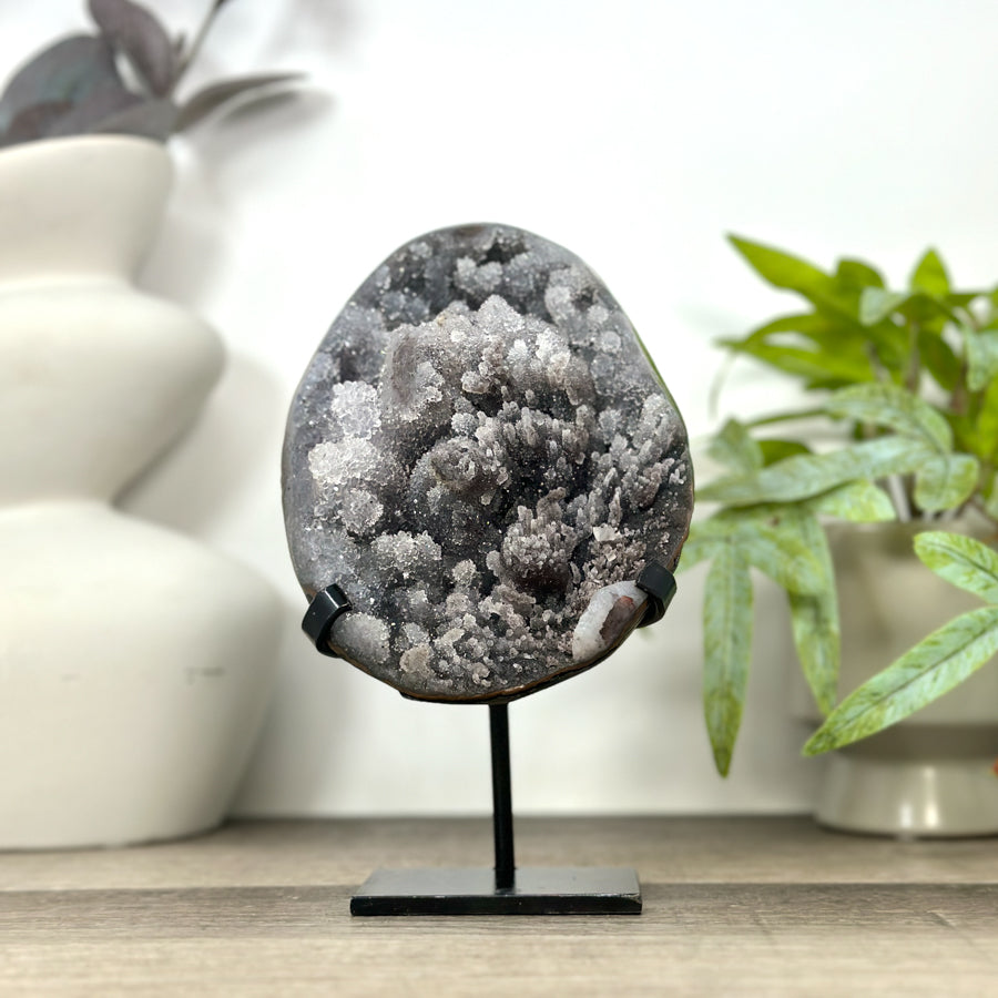 Natural Quartz Cluster Specimen with Rare Crystal Formations - MWS3158