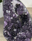Stunning Natural Amethyst Crystal Cluster with Calcite Inclusions - MWS2258