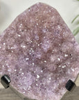 Natural Amethyst Cluster with Unique Quartz Matrix - MWS3333