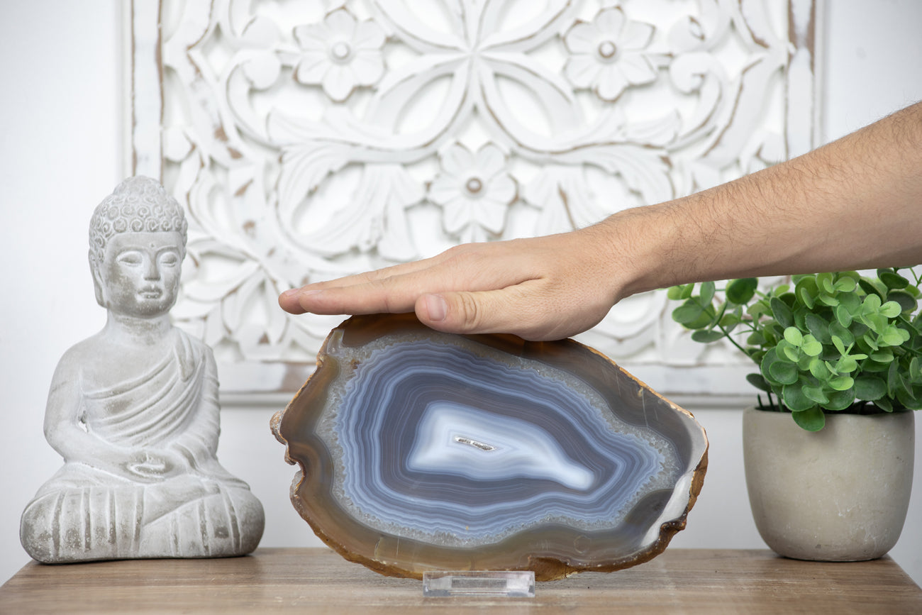 Uruguayan Agate Polished Slice - SLC0004
