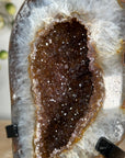 Natural Yellow Quartz Geode Specimen - MWS1979