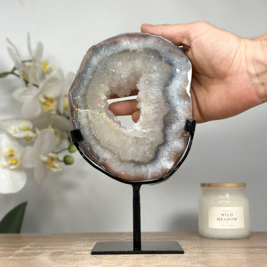 Natural Quartz Stone Slice Portal - MWS1544