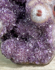 Natural Amethyst & Agate Statement Piece for Home Decor - CBP1255