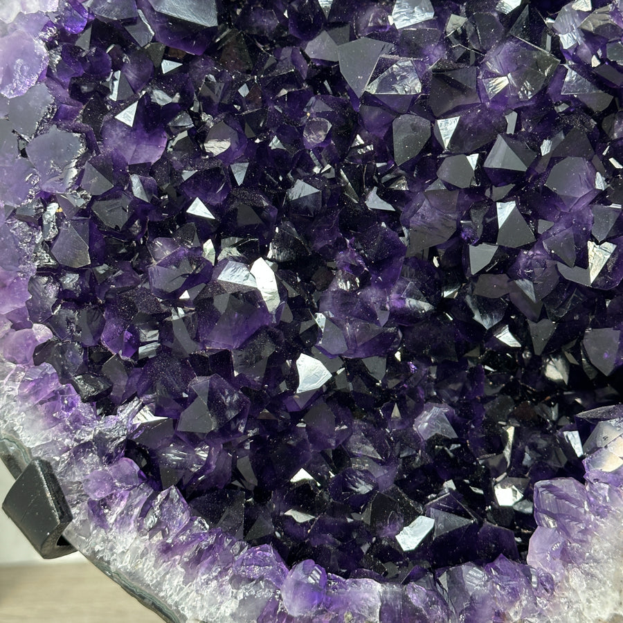 Huge Natural Amethyst Geode with Large Deep Purple Crystals - MWS2745