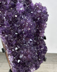 Uruguayan Amethyst Crystal Cluster on Custon made Stand - MWS2895