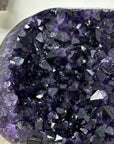 A Grade Natural Amethyst Crystal Specimen on Metal Stand - MWS3393