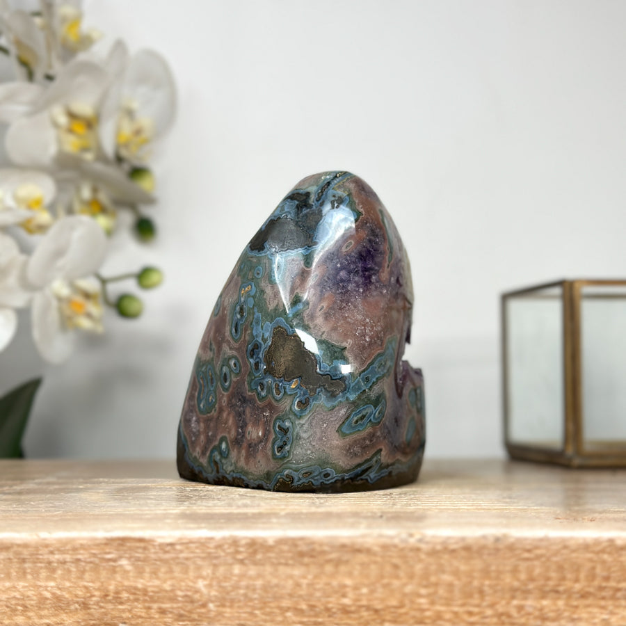 Amethyst Crystal Cluster with Sparkling Points - CBP1146