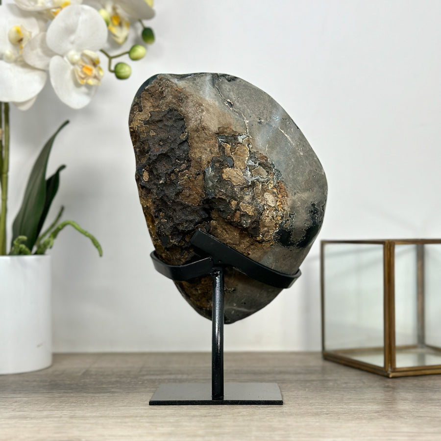 Natural Amethyst Geode with Shinny Crystals for home Decor - MWS2450