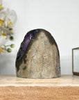 Amethyst Geode with Sparkling Crystal Interior - CBP1155