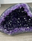 Amethyst & Agate Stone Geode with Druzy Crystal Formation - STGE0017