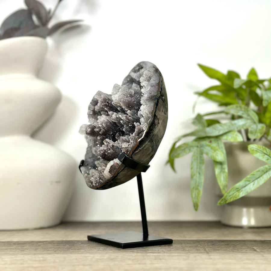 Natural Quartz Cluster Specimen with Rare Crystal Formations - MWS3158