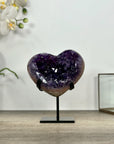 Deep Purple Natural Amethyst Stone Heart - HST0334