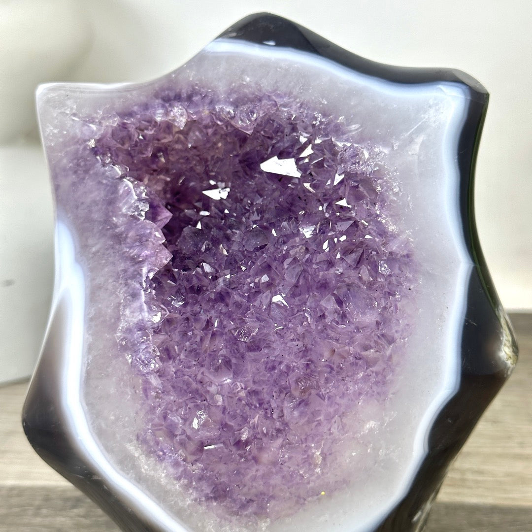 Uruguayan Amethyst &amp; Quartz Arte Statement Piece - CBP1394