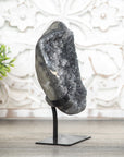Stunning Grey Tone Quartz Geode Full of Stalactite Formations - MWS0406