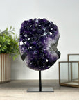 Deep Purple Natural Amethyst Crystal Cluster - MWS2159