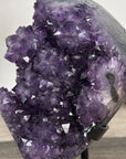 Amethyst Crystal Cluster with Deep Purple Hue – Natural Geode Display Piece - MWS2795