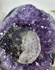 Unqiue Amethyst Cluster with Collection Grade Calcite inclusion - MWS3356