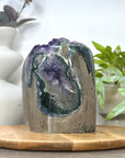 Large Deep Purple Amethyst Cathedral Geode - CBP1305