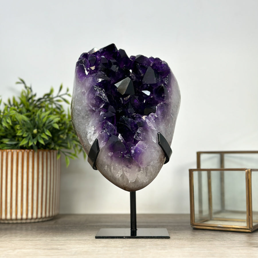 Unique A grade Amethyst Crystal Cluster with Huge Crystals - MWS2165