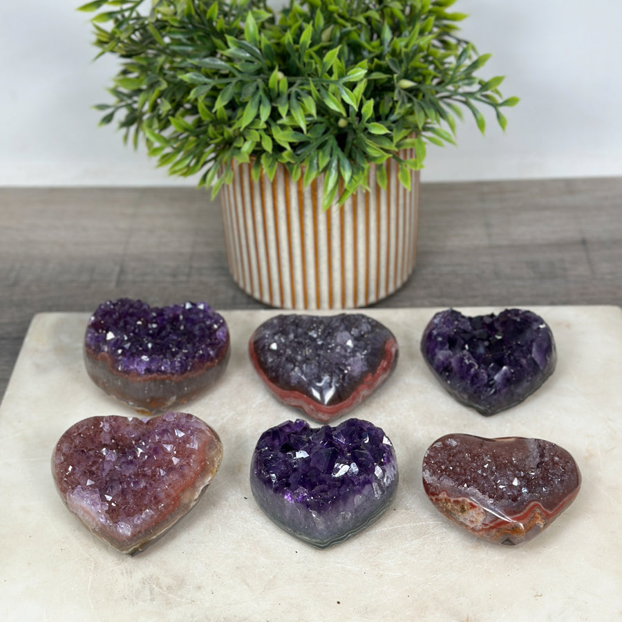 Mixed Minerals Hearts Set - MHLT0286