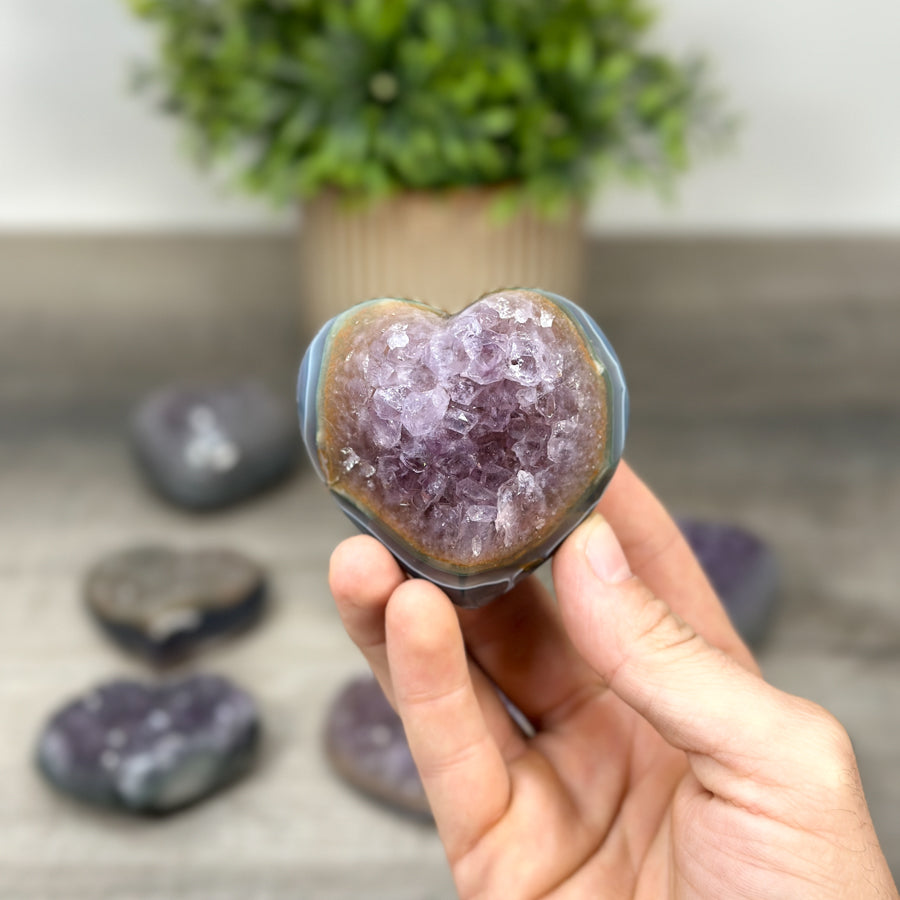 Mixed Minerals Hearts Set - MHLT0333