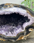 Natural Amethyst & agate Geode - STGE0045