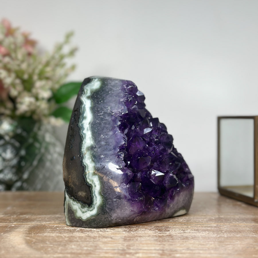 Natural Amethyst &amp; Green Jasper Cathedral - CBP0963