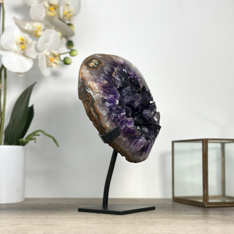 Natural Amethyst Crystal Cluster for Home Decor - MWS2434