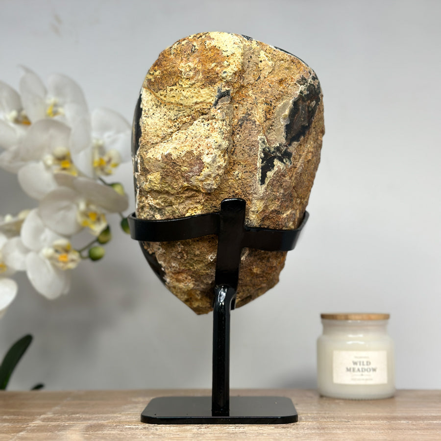 Outstanding Natural Amethyst Geode with Colorful Shell - MWS1427