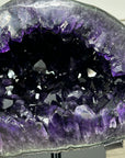 Uruguayan Amethyst Geode with Deep Purple Crystals - MWS2939