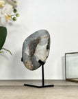 Natural Quartz Geode Crystal - Unique Mineral Display from Uruguay - MWS2889