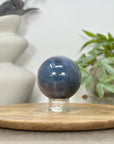 Banded Agate & Druzy Sphere Geode - SPH0171