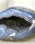 Blue Agate Polished Geode from Uruguay - STGE0079