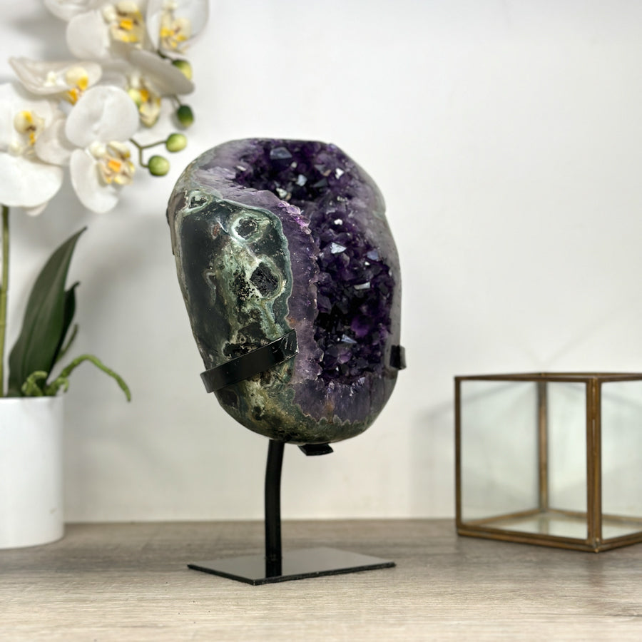 Stunning Amethyst Specimen with Large &amp; Deep purple Crystals - MWS2469