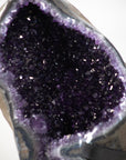XXL Natural Amethyst Geode on Rotery Stand - AWS1454