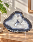 Natural Blue Banded Agate Slice - SLC0020
