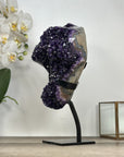 Premium Quality Amethyst Crystal Cluster – Natural Specimen on Stand - MWS2938