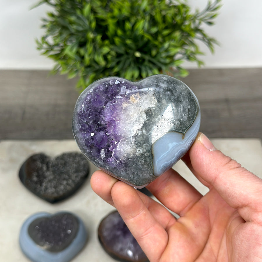 Mixed Minerals Hearts Set - MHLT0300