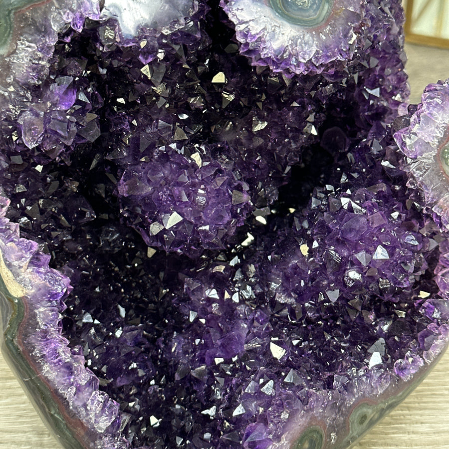 Large Amethyst Geode with Beautiful Stalactite Formations - CBP1223