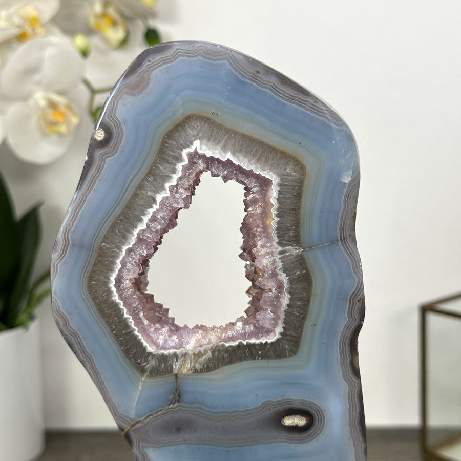 Natural Agate &amp; Amethyst Stone Portal - MWS3005