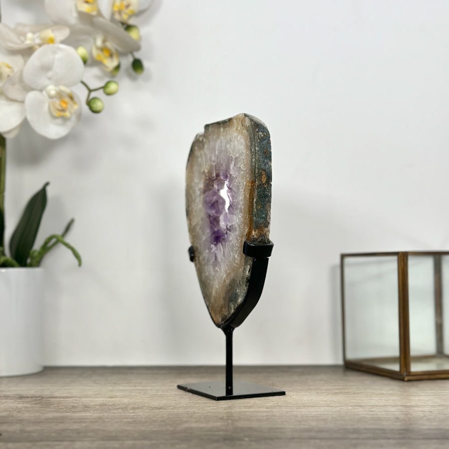 Natural Amethyst &amp; Quartz Stone Portal - MWS3010
