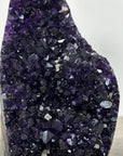 Amethyst Crystal Cluster Geode – Dark Purple for Collector Display - CBP1250