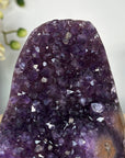 Amethyst Crystal Cluster with Orange Tone Jasper Matrix - CBP1162