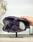 Huge Natural Amethyst Stone Geode with Rare Calcite Formation - MWS2836