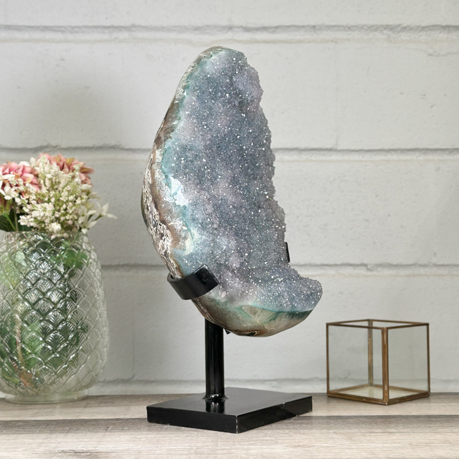 Huge Natural Green Quartz Specimen Statement Piece - MWS2838